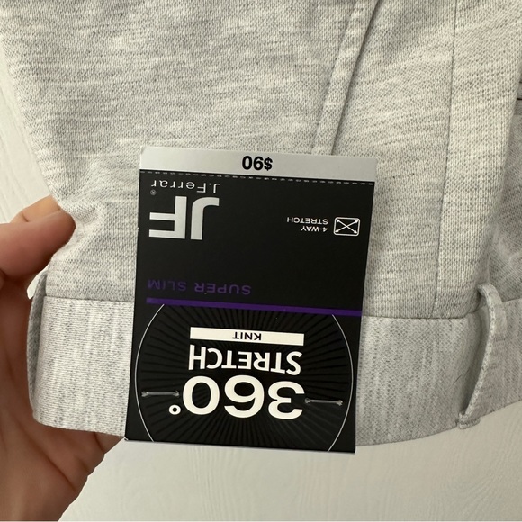 J Ferrar Super Slim Fit Knit Grey Suit 38R 30x30 - Picture 5 of 5